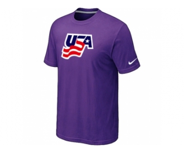 Nike USA Graphic Legend Performance Collection Locker Room T-Shirt Purple