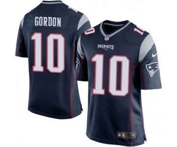 Men's Nike New England Patriots #10 Josh Gordon Game Navy Blue Team Color NFL Jersey