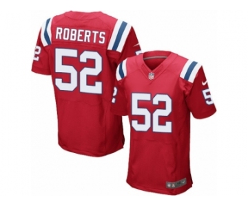 Men Nike New England Patriots #52 Elandon Roberts Elite Red Alternate NFL Jersey