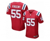 Men's Nike New England Patriots #55 Jonathan Freeny Elite Red Alternate NFL Jersey