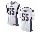 Men's Nike New England Patriots #55 Jonathan Freeny Elite White NFL Jersey