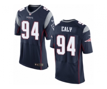 Men's Nike New England Patriots #94 Kony Ealy Elite Navy Blue Team Color NFL Jersey