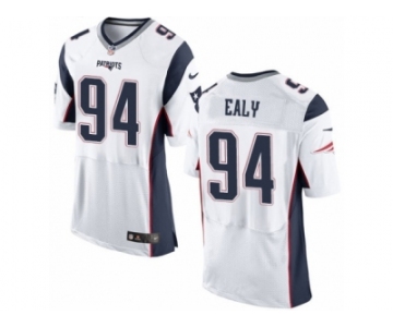 Men's Nike New England Patriots #94 Kony Ealy Elite White NFL Jersey