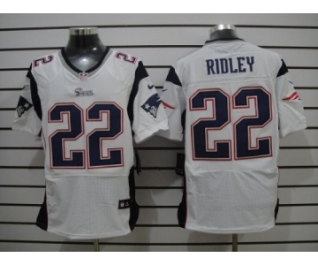 nike nfl jerseys new england patriots #22 stevan ridley white[Elite]