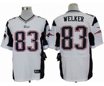 nike nfl jerseys new england patriots #83 welker white[Elite]