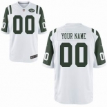 Nike nfl jerseys New York Jets Customized Game White Jersey