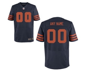 Men Nike Nfl Jerseys Chicago Bears Customized Elite Alternate Blue Jersey