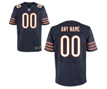 Men Nike Nfl Jerseys Chicago Bears Customized Elite Blue Jersey