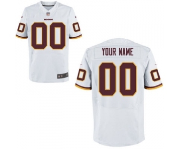 Men Nike Nfl Jerseys Washington Redskins Customized Elite White Jersey