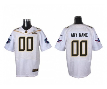 Nike Tennessee Titans Customized white 2016 Pro Bowl Men's Stitched Jerseys[Elite]