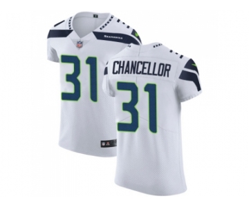 Nike Seattle Seahawks #31 Kam Chancellor White Men Stitched NFL Vapor Untouchable Elite Jersey