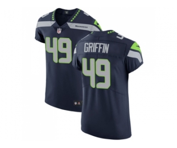 Nike Seattle Seahawks #49 Shaquem Griffin Steel Blue Team Color Men Stitched NFL Vapor Untouchable Elite Jersey