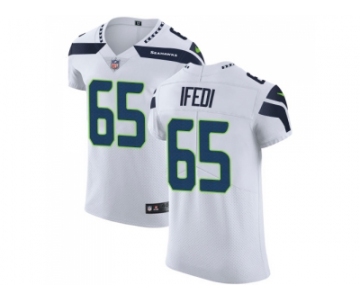 Nike Seattle Seahawks #65 Germain Ifedi White Men Stitched NFL Vapor Untouchable Elite Jersey