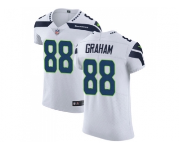 Nike Seattle Seahawks #88 Jimmy Graham White Men Stitched NFL Vapor Untouchable Elite Jersey