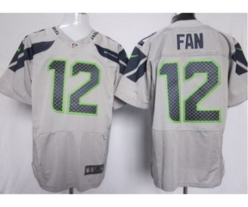 nike nfl jerseys seattle seahawks #12 fan grey[Elite]