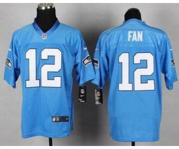 nike nfl jerseys seattle seahawks #12 fan lt.blue[Elite]