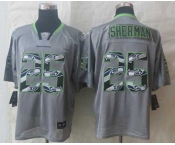 nike nfl jerseys seattle seahawks #25 sherman grey[Elite united sideline]