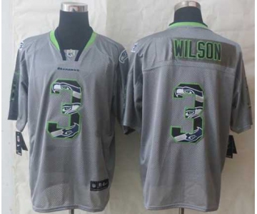 nike nfl jerseys seattle seahawks #3 wilson grey[Elite united sideline]