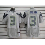 nike nfl jerseys seattle seahawks #3 wilson grey[Elite]