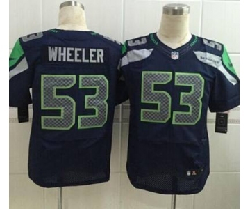 nike nfl jerseys seattle seahawks #53 wheeler blue[Elite][wheeler]