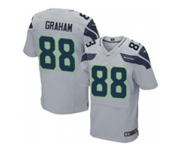 nike nfl jerseys seattle seahawks #88 graham grey[Elite]