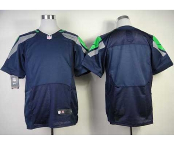 nike nfl jerseys seattle seahawks blank blue[Elite]