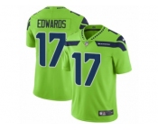 Men Nike Seattle Seahawks #17 Braylon Edwards Vapor Untouchable Limited Green NFL Jersey