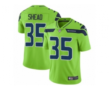 Men Nike Seattle Seahawks #35 DeShawn Shead Vapor Untouchable Limited Green NFL Jersey