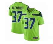 Men Nike Seattle Seahawks #37 Shaun Alexander Vapor Untouchable Limited Green NFL Jersey