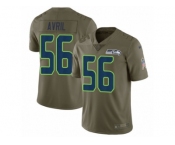 Men Nike Seattle Seahawks #56 Cliff Avril Limited Olive 2017 Salute to Service NFL Jersey Men Nike Seattle Seahawks #56 Cliff Avril Limited Olive 2017 Salute to Service NFL Jersey