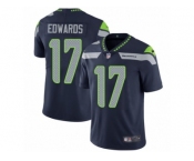 Men's Nike Seattle Seahawks #17 Braylon Edwards Vapor Untouchable Limited Steel Blue Team Color NFL Jersey