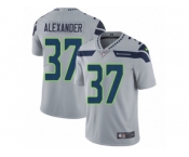 Men's Nike Seattle Seahawks #37 Shaun Alexander Vapor Untouchable Limited Grey Alternate NFL Jersey