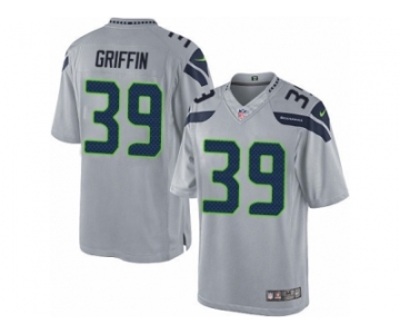 Men's Nike Seattle Seahawks #39 Shaquill Griffin Limited Grey Alternate NFL Jersey