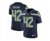 Men's Nike Seattle Seahawks #42 Arthur Brown Vapor Untouchable Limited Steel Blue Team Color NFL Jersey