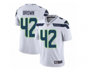 Men's Nike Seattle Seahawks #42 Arthur Brown Vapor Untouchable Limited White NFL Jersey