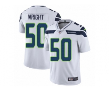Men's Nike Seattle Seahawks #50 K.J. Wright Vapor Untouchable Limited White NFL Jersey