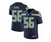 Men's Nike Seattle Seahawks #56 Cliff Avril Vapor Untouchable Limited Steel Blue Team Color NFL Jersey