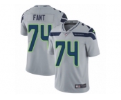 Men's Nike Seattle Seahawks #74 George Fant Vapor Untouchable Limited Grey Alternate NFL Jersey