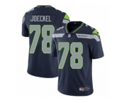Men's Nike Seattle Seahawks #78 Luke Joeckel Vapor Untouchable Limited Steel Blue Team Color NFL Jersey