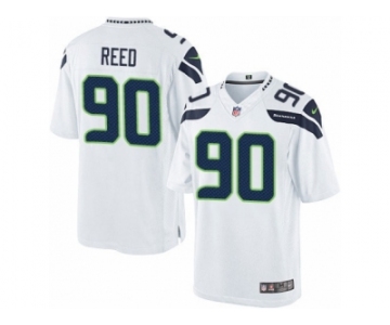Men's Nike Seattle Seahawks #90 Jarran Reed Limited White NFL Jersey