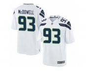 Men's Nike Seattle Seahawks #93 Malik McDowell Limited White NFL Jersey