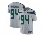 Men's Nike Seattle Seahawks #94 Malik McDowell Limited Grey Alternate NFL Jersey