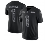 Men's Seattle Seahawks #1 Pete Carroll Black 2026 F.U.S.E. Salute to Service Limited Football Stitched Jersey Men's Seattle Seahawks #1 Pete Carroll Black 2026 F.U.S.E. Salute to Service Limited Football Stitched Jersey
