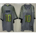 Men's Seattle Seahawks #10 Cooper Kupp Limited Gray Rivalries Vapor Jersey