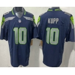 Men's Seattle Seahawks #10 Cooper Kupp Limited Navy FUSE Vapor Jersey