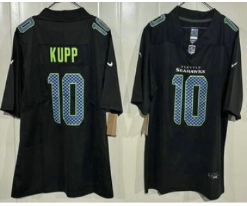 Men's Seattle Seahawks #10 Cooper Kupp Limited Navy Fashion Vapor Jersey
