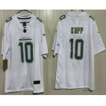Men's Seattle Seahawks #10 Cooper Kupp Limited White Fashion Vapor Jersey