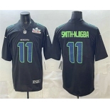 Men's Seattle Seahawks #11 Jaxon Smith-Njigba Limited Black Super Bowl LX Fashion Vapor Jersey