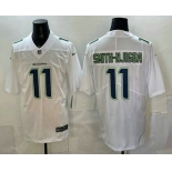 Men's Seattle Seahawks #11 Jaxon Smith-Njigba Limited White Fashion Vapor Jersey