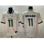 Men's Seattle Seahawks #11 Jaxon Smith-Njigba White 2025 F.U.S.E. “Rivalries” Vapor Untouchable Limited Football Stitched Jersey Men's Seattle Seahawks #11 Jaxon Smith-Njigba White 2025 F.U.S.E. “Rivalries” Vapor Untouchable Limited Football Stitched Jersey